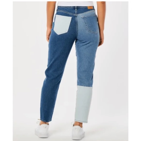 HOLLISTER Patchwork Mom Jeans ➡️ 27 - Picture 9 of 15
